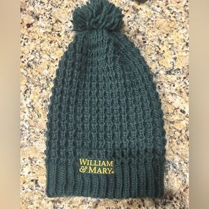 William & Mary Green Knit Beanie